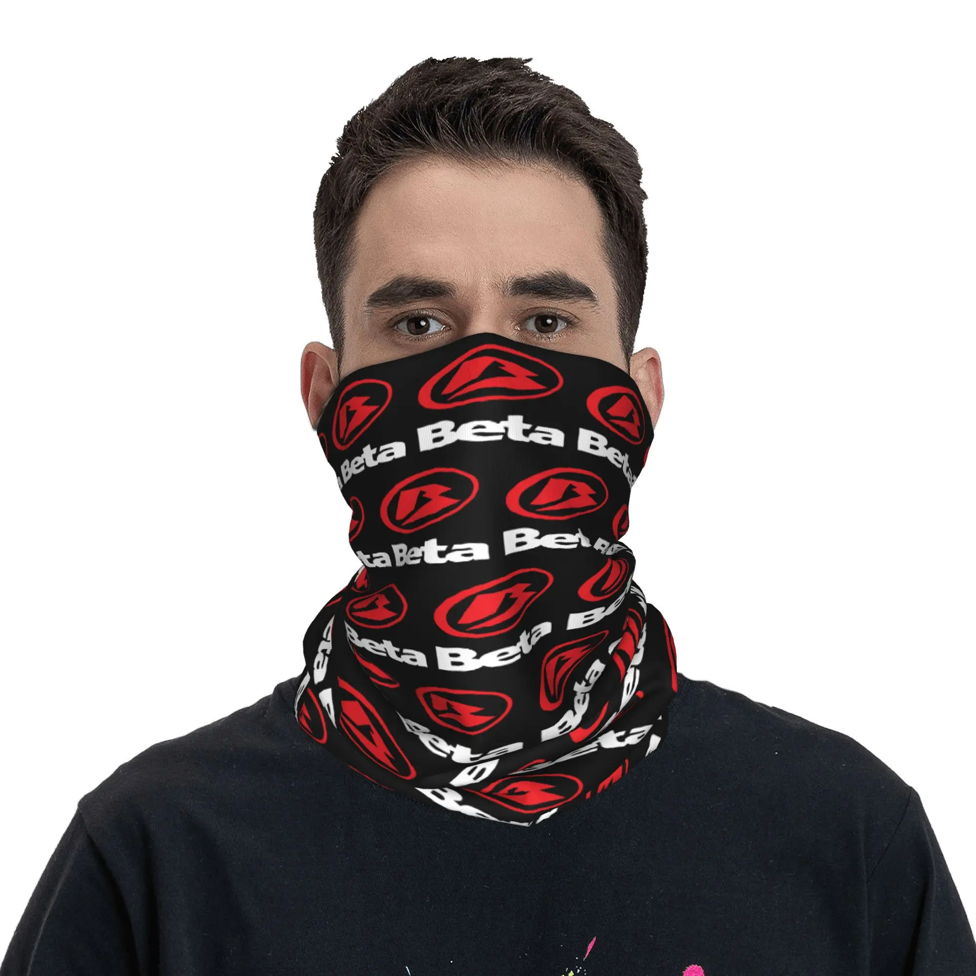 Custom New Motorcycle Racing B-Betaes Motor Winter Headband Neck Warmer Women Men Hiking Cycling Tube Scarf  Face Bandana Gaiter