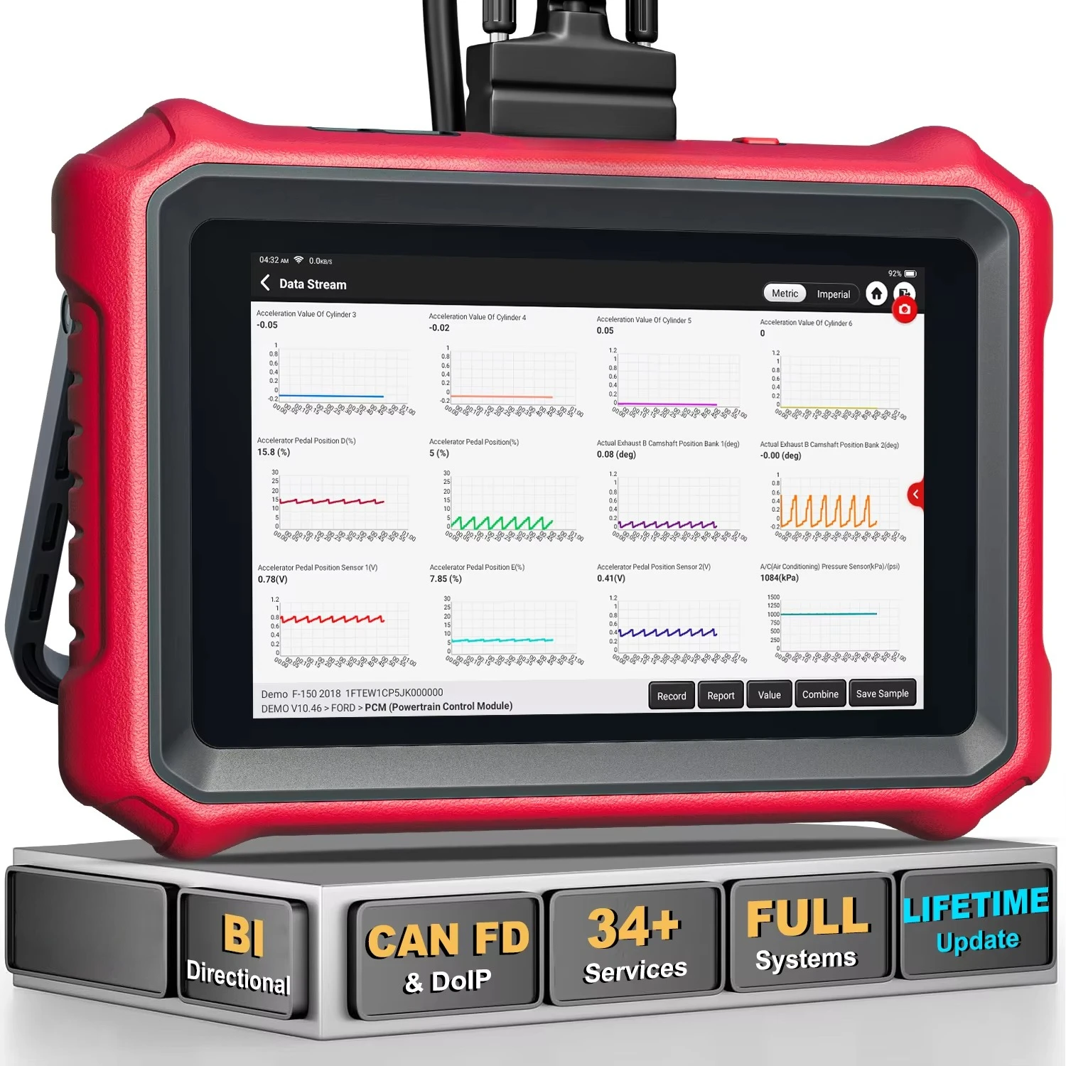 Elite Car OBD2 Diagnostic Tool with Bi-directional Control CANFD/DOIP V.A.G Guide