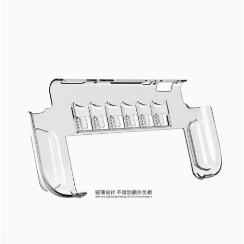 Integrated Clear PC Protective Case For Switch2, Anti-scratch Anti-collision Shell With 6 Game Card Slots
