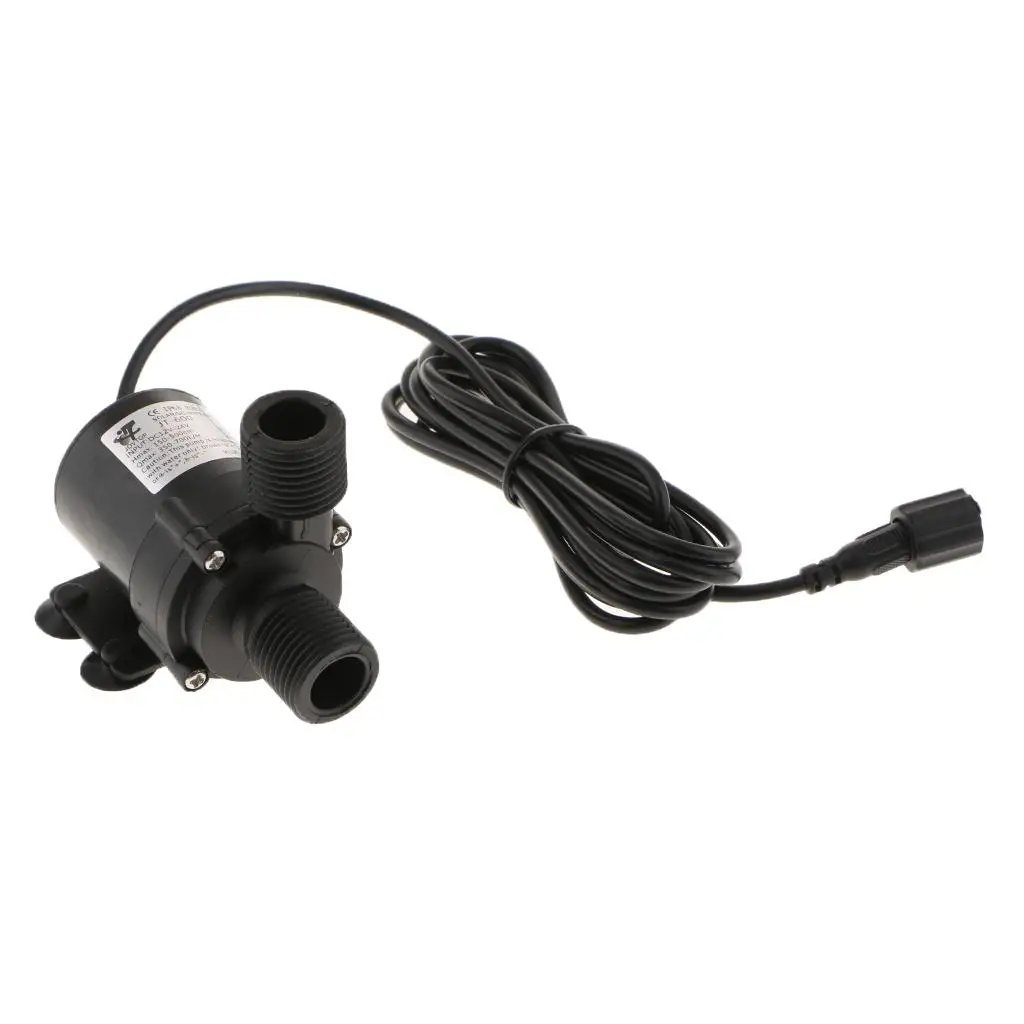 Micro Brushless Water Pump Small Submersible Booster Pump Waterproof for Aquarium Fountain Hydroponic Systems