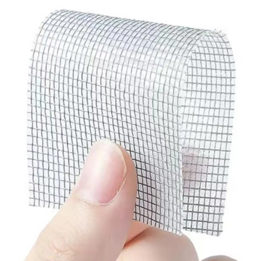 Easy Screen Repair 10pcs Window Screen Repair Patch Kit Strong Adhesive Mesh Tape for Door Netting Fiberglass Screen for Home