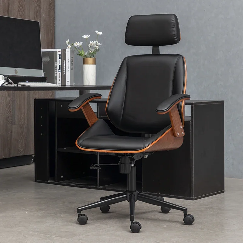 Game chair, modern home furniture elevator, sliding backrest chair, leather luxury and comfort, computer boss Silla office