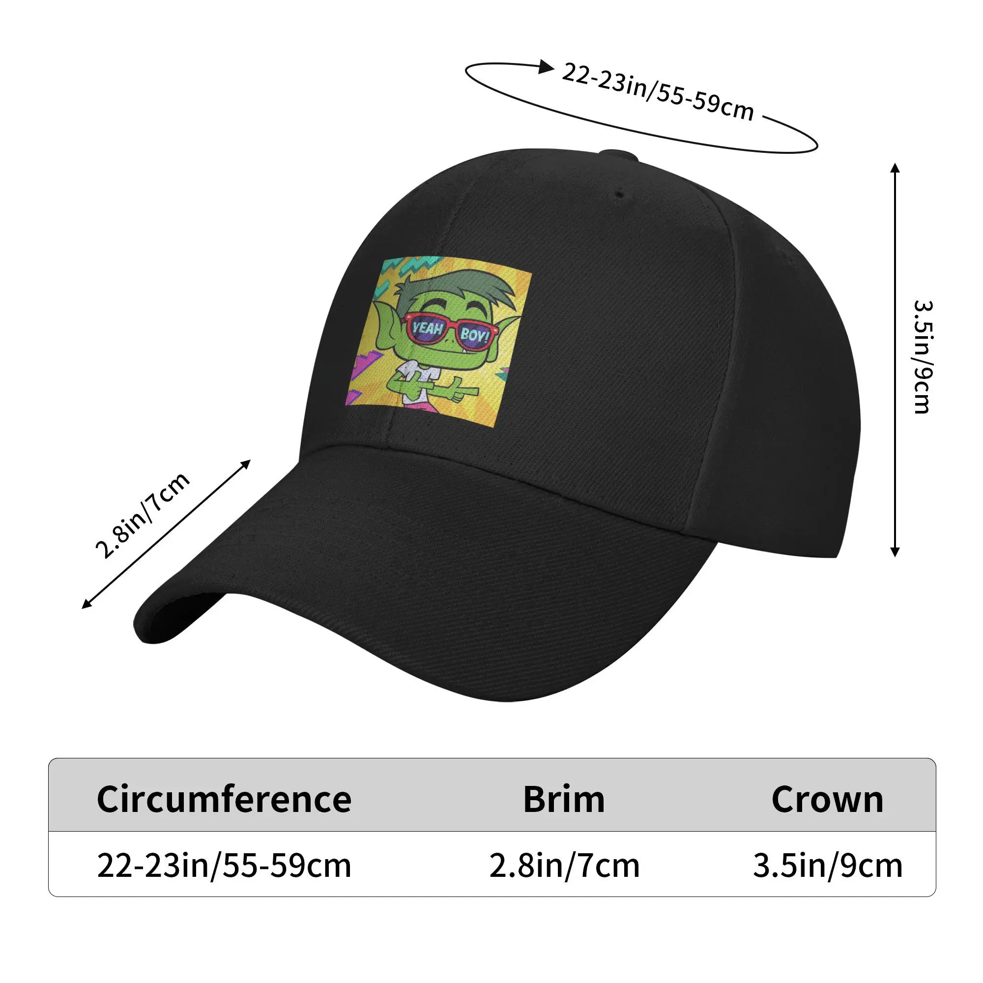 الكرتون في سن المراهقة جبابرة الذهاب الوحش الصبي قبعات البيسبول Snapback قبعات البيسبول تنفس عادية Casquette في الهواء الطلق للرجال والنساء