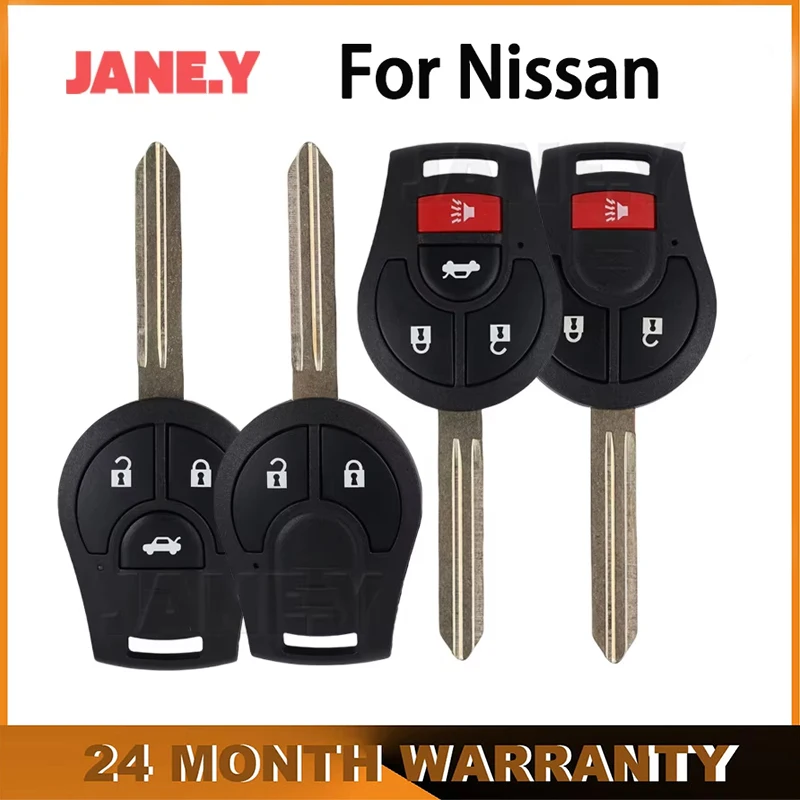 Remote Key Fob Case Shell For Nissan Sylphy Cube Juke Rogue Micra Qashqai Altima Maxima Sentra Versa Transmiter Car Key Housing