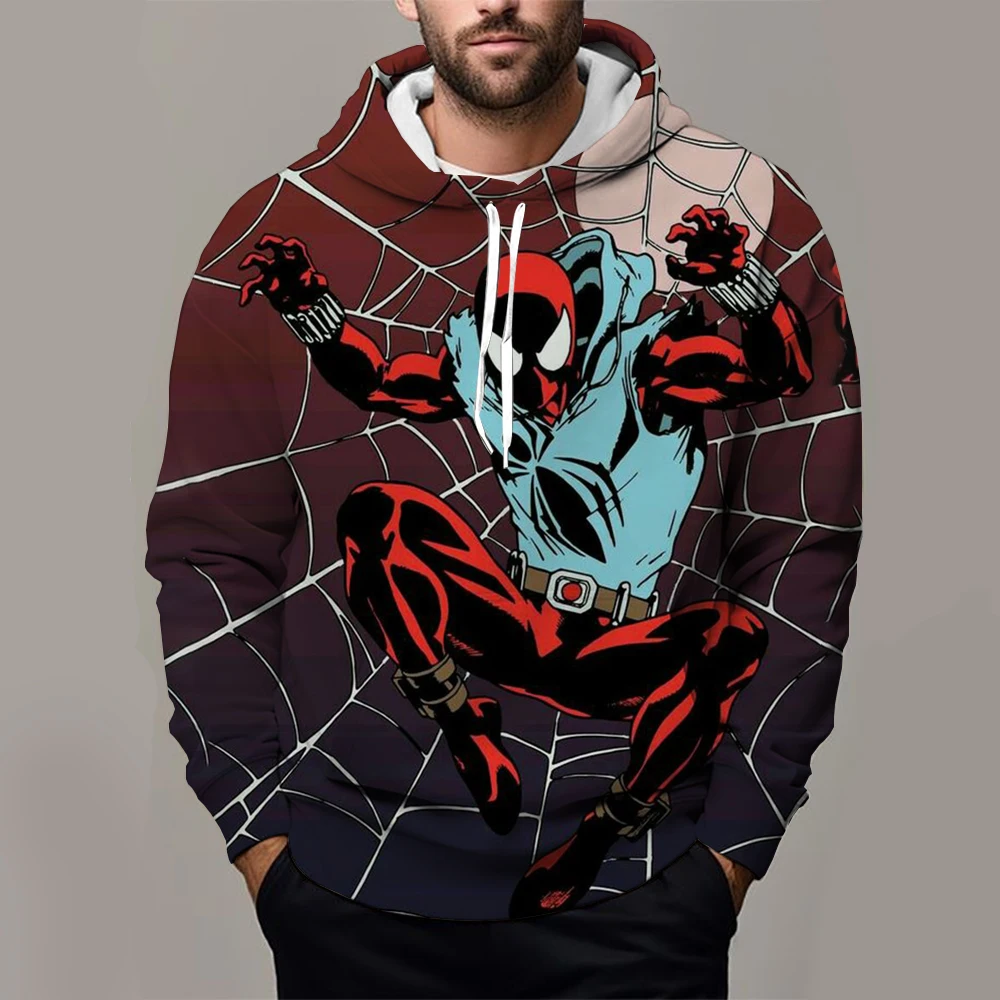 Superhero Spider-Man Sports Hoodie Mens Fashion Baby Boys Girls Printed Spring Fall cartoon sweatshirt top Long sleeve hoodie ﻿