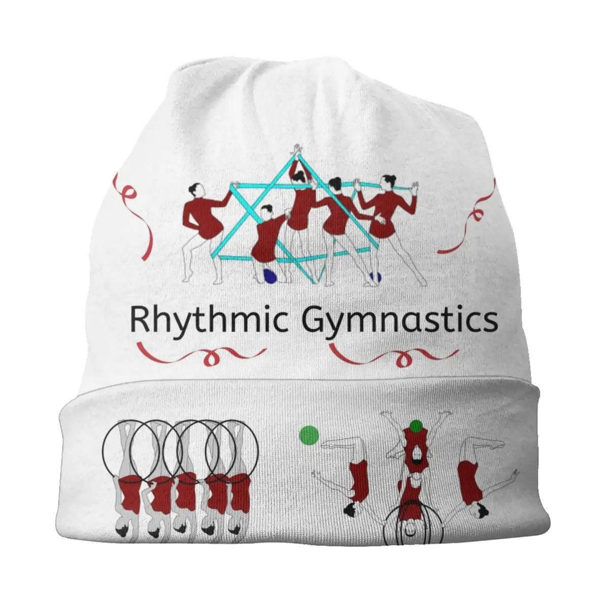 Dance Ritmische Gymnastiek Mutsen Hiphop Gebreide Muts Voor Dames Heren Winter Warme Skullies Mutsen