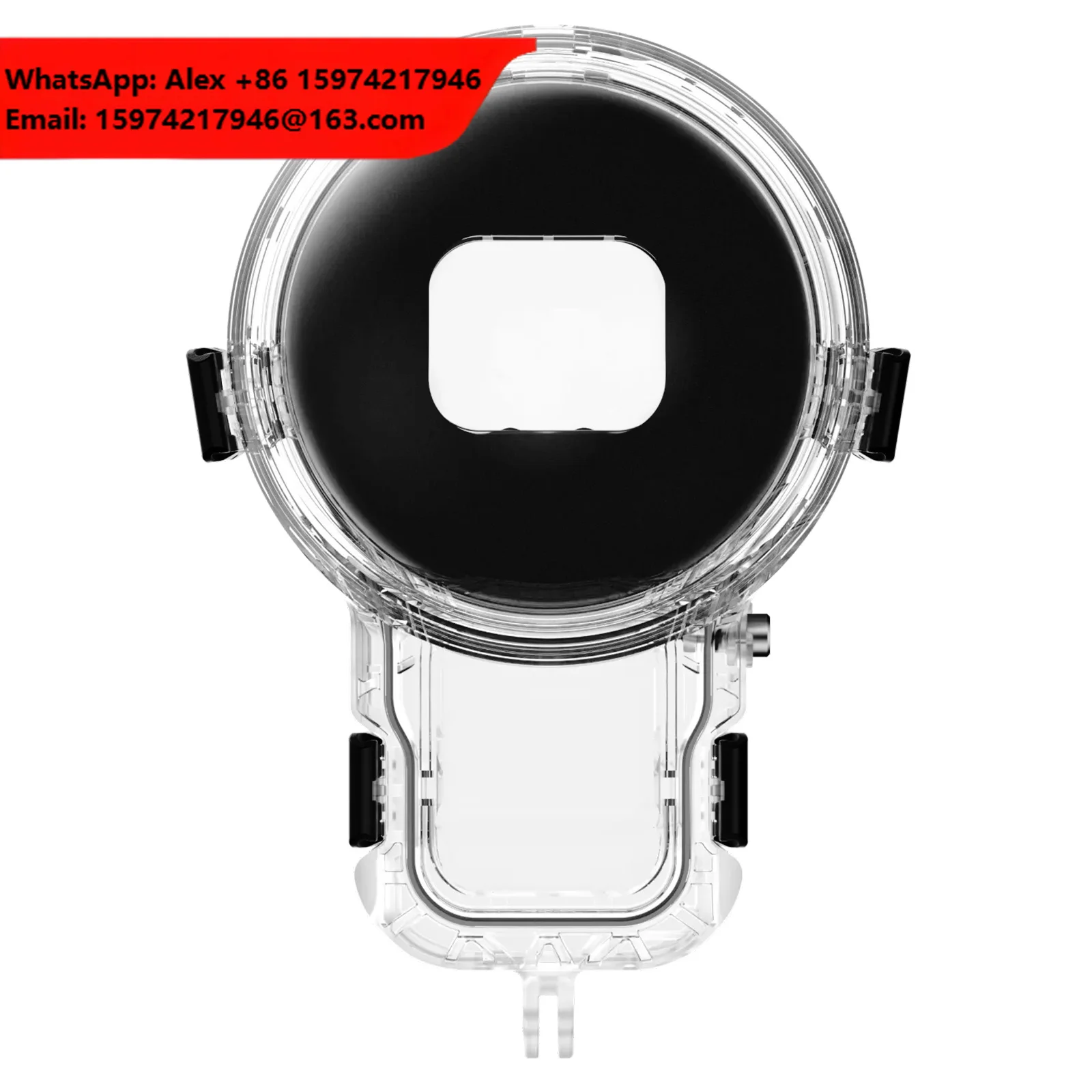Insta360 X5 Invisible Dive Case Pro 50M Waterproof Dive Case Invisible Plastic Panoramic Diving Camera Accessory