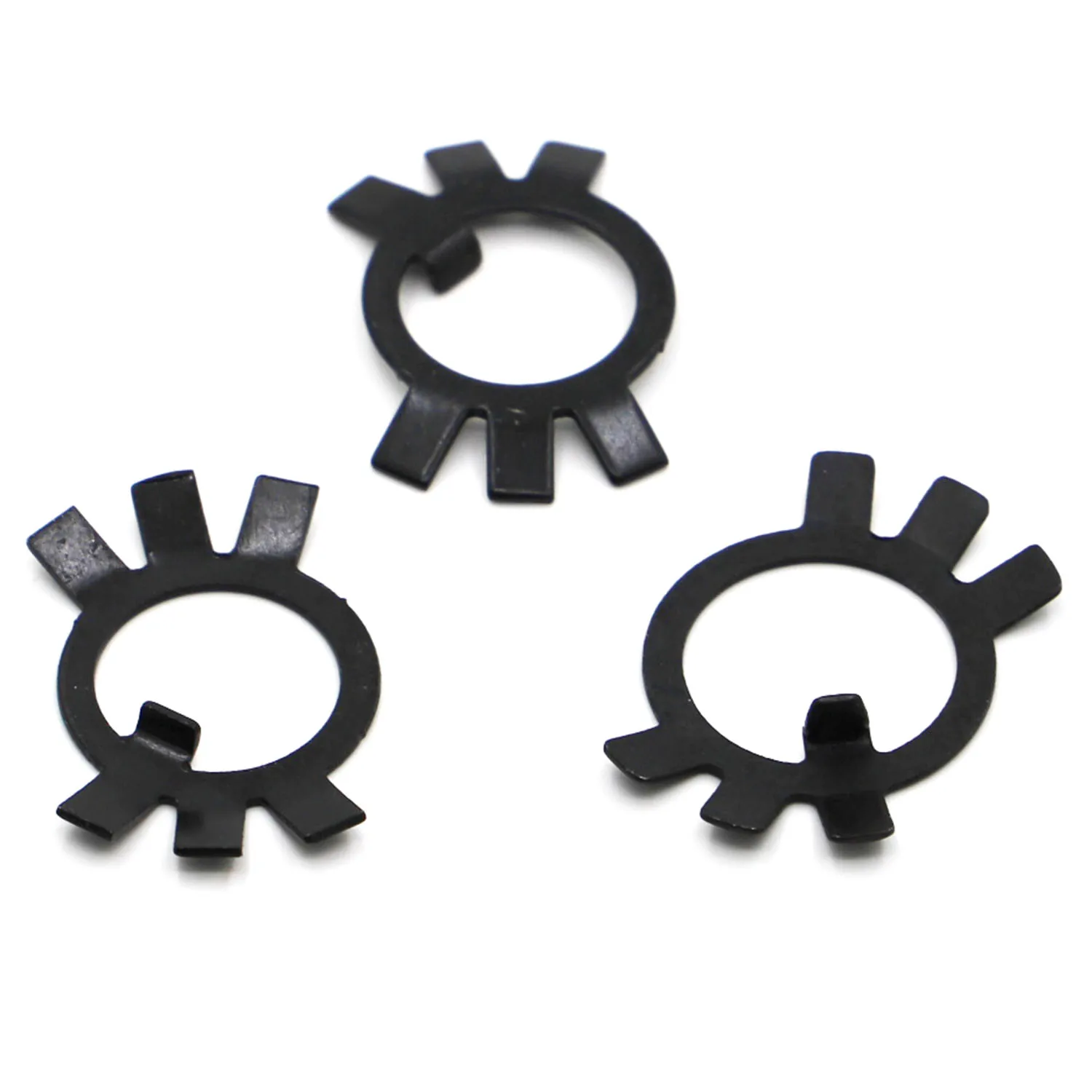 GB858 Lock Gasket Washers  M10 M12 M14 M16 M18 M20 M24-M36 Black Steel Lock Spacer Retaining Stop Washers For Slotted Round Nuts