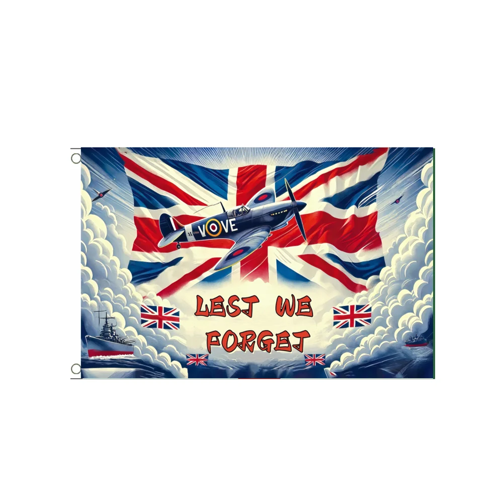 Bandera Union Jack del Reino Unido, 2x3 pies, 3x5 pies, para Decoración Patriótica de Pared, Conmemorativa de la Guerra y el Ejército Británico
