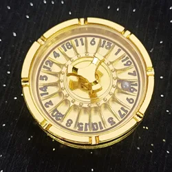D&D Dados de ruleta giroscópica con punta de dedo de metal para mazmorras y dragones, dados de metal giratorios, dados de ruleta giratorios para juegos de mesa de regalo