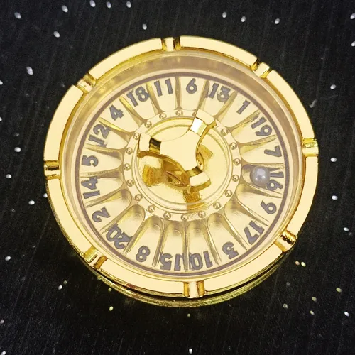 D&D Dados de ruleta giroscópica con punta de dedo de metal para mazmorras y dragones, dados de metal giratorios, dados de ruleta giratorios para juegos de mesa de regalo