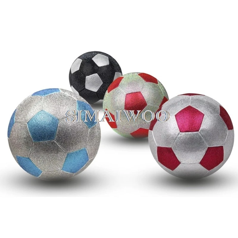 

Rhinestone Embroidery Sparkling Football Exquisite Ornaments Football Game Souvenir Prize Customizable Word Sports Game Gift