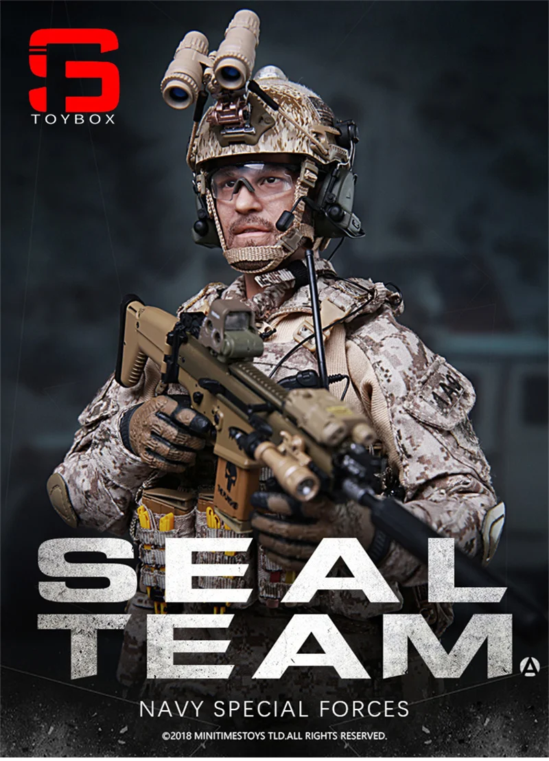 Auf Lager MINITIMES M012 1/6 US SEAL Team Navy Special Forces Soldat Action Figure 12'' Männliche Figur Modell Vollen Satz Spielzeug