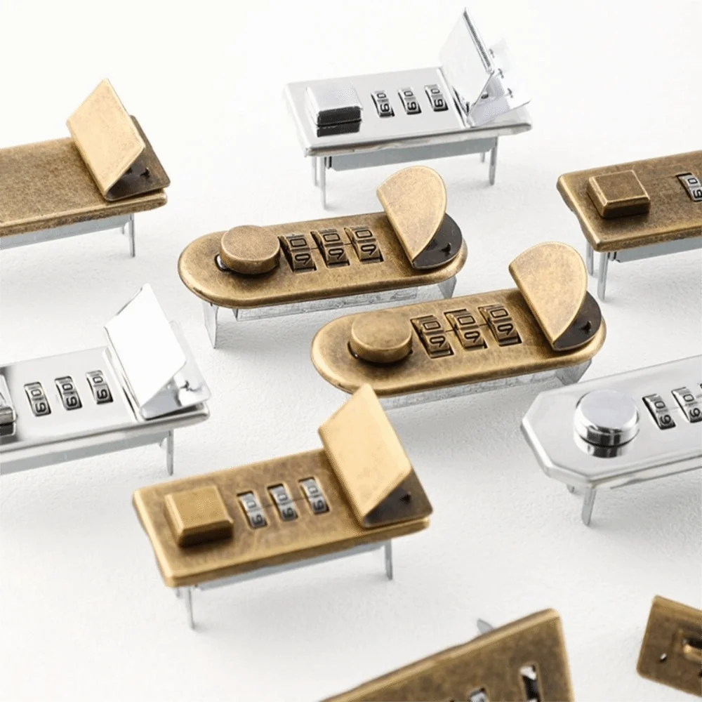 مقاوم للماء المفكرة قفل بكلمة مرور الأجهزة المتينة قابلة لإعادة الاستخدام قفل حقيبة سبيكة اقتصادية لتقوم بها بنفسك قفل آلية آلية #1