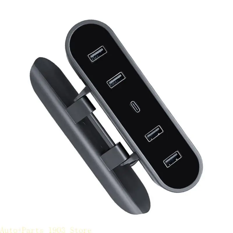 

E21C Center Console USB Hub Port for Car 3/Y Docking Station Data Transfer Adapter