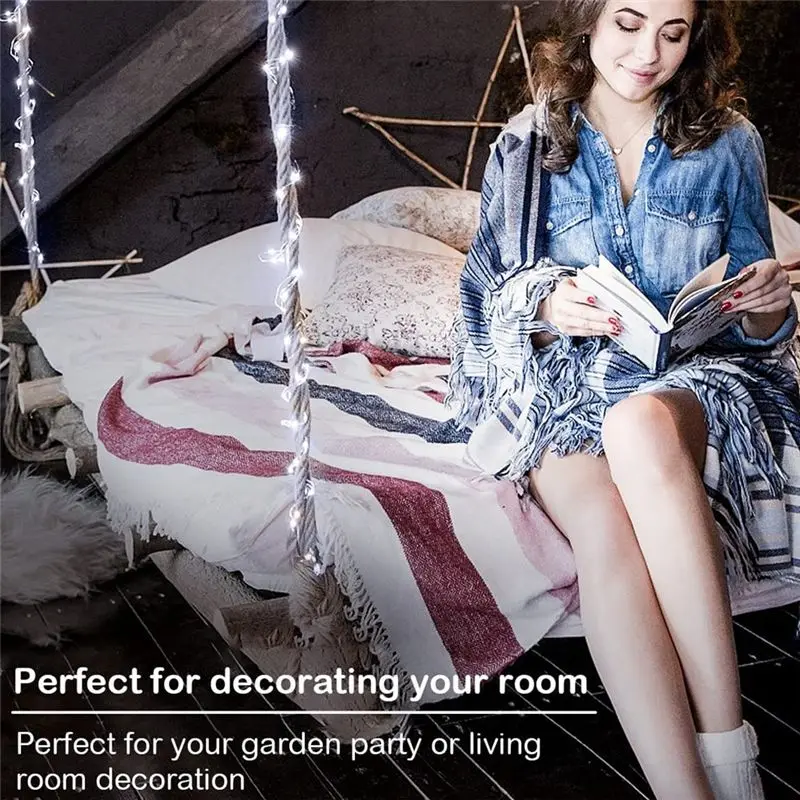 HOT-200LED Solar Fairy String Lights Outdoor,20M Extra-Long IP65 Waterproof 8Modes Led Solar Chrismas Fairy Light