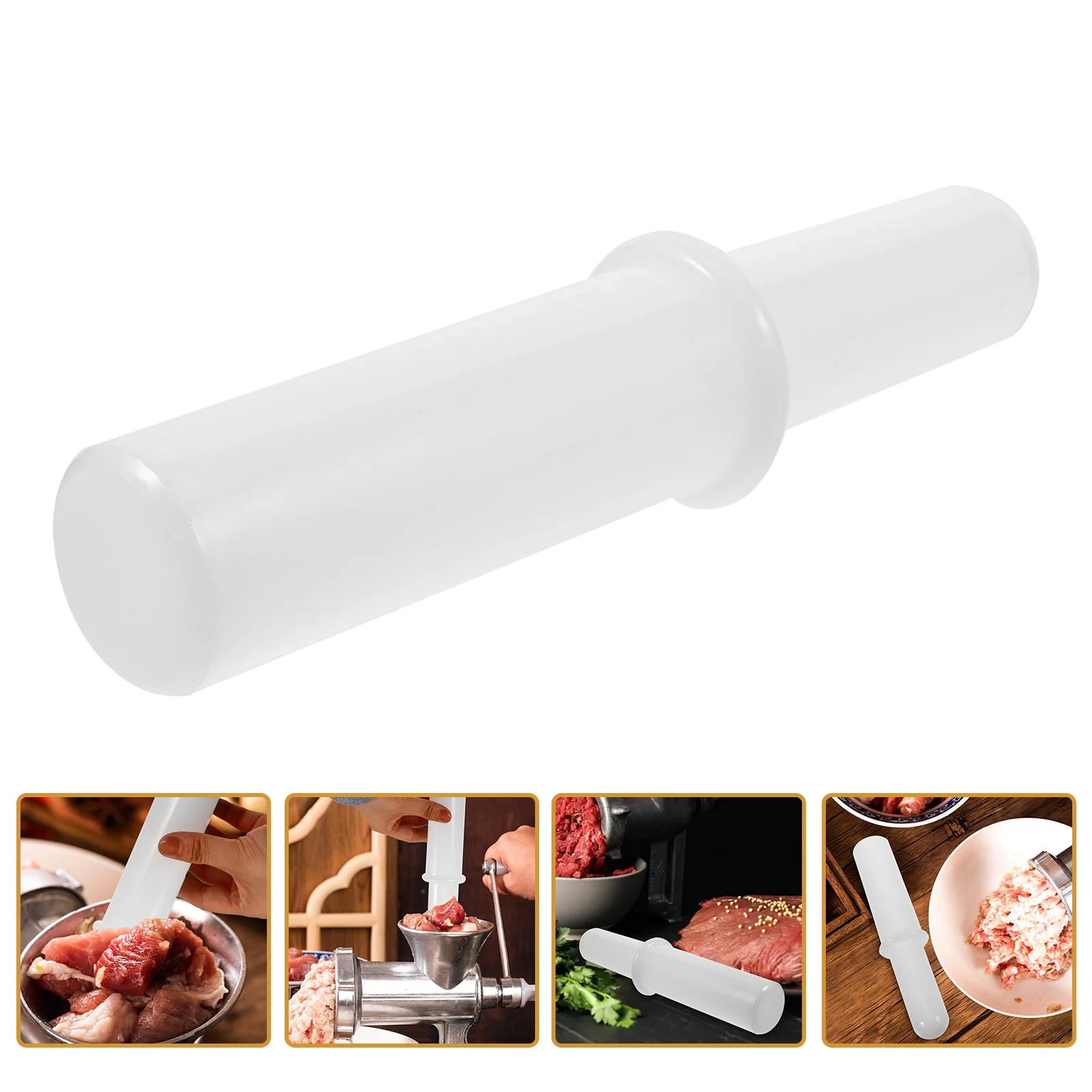 Tamper Stick Sausage Sausages Hand Meat Pusher Tool Slicer Replacement Accessories Plastic for Universal Rod Part