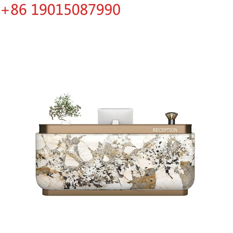 

Clothing Store Reception Desks Drawers Restaurant Design Front Reception Desks Modern Cashier Empfangstheke Furniture Office