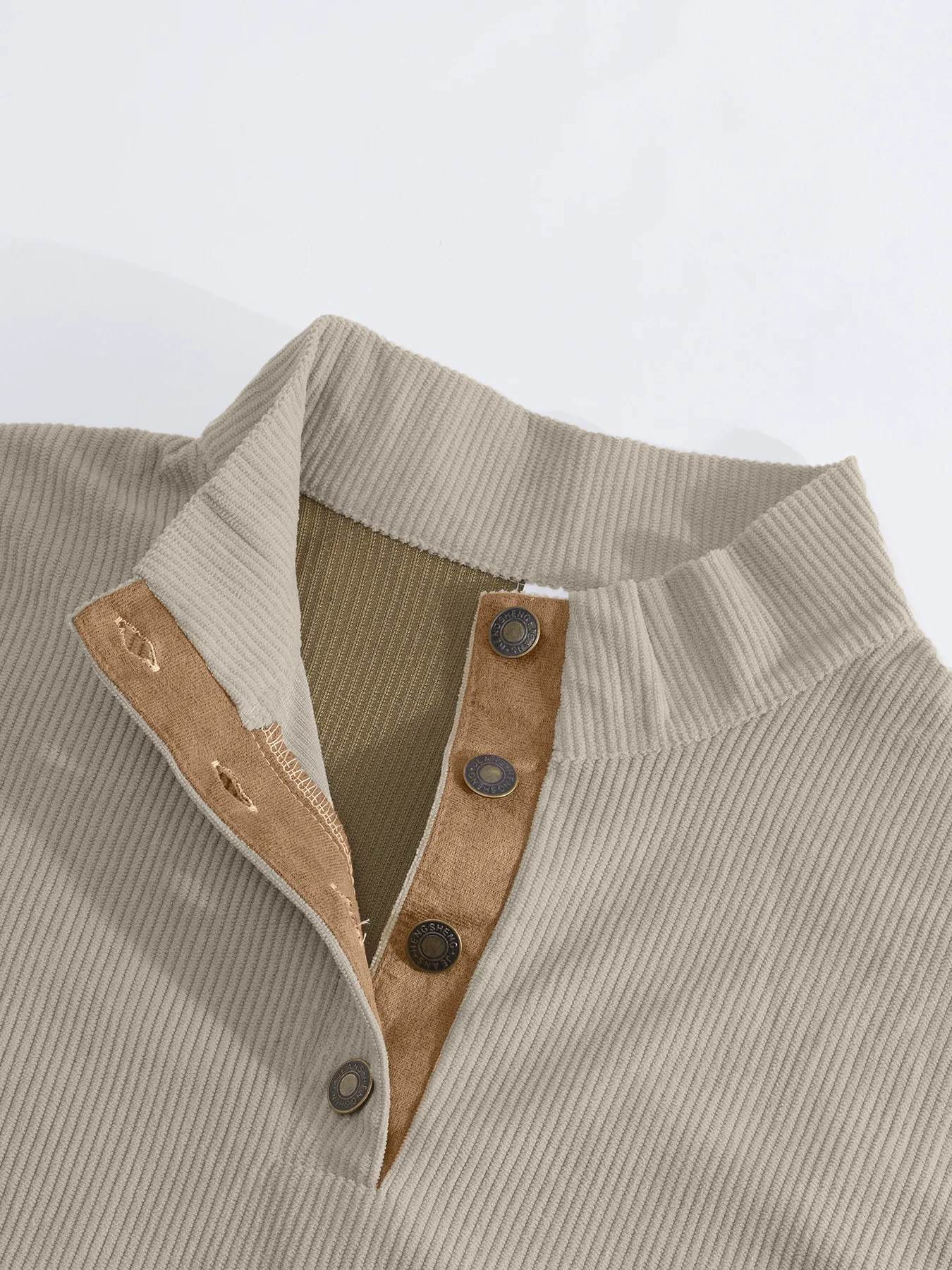 2026-Spring-Autumn-European-Men-Color-Block-Stand-Collar-Corduroy-Hoodie-Loose-Fit-Long-Sleeve-Pullover-Daily-Street-Outdoor-Spo