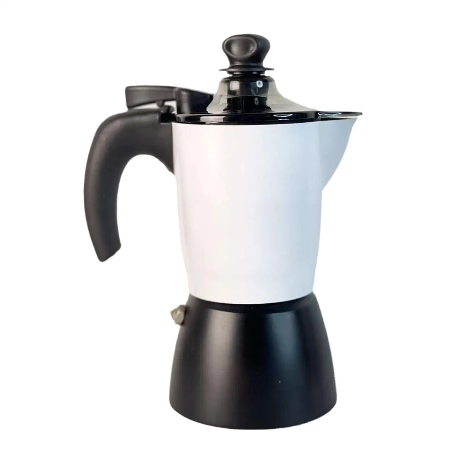 Italian Coffee Maker for Cappuccino Latte Portable Manual Coffee Percolator for Kitchen Travel Home Cafe Electric/Gas Stovetop