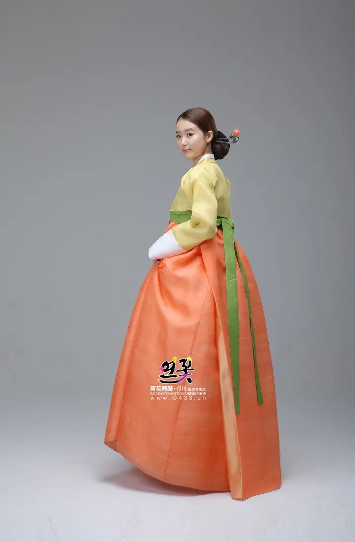 Hanbok South Korea Imported Fabric Bridal Wedding Stage Improvement Wedding New Hanbok Tailor-made