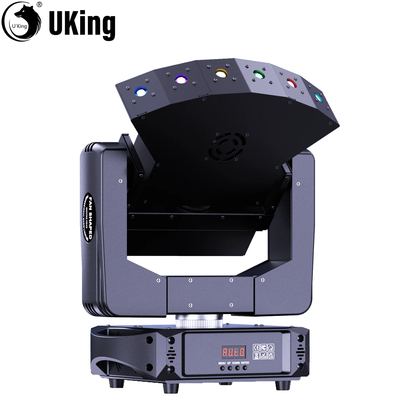

U'King 60W RGB XYZ Axis Rotating Laser Stage Light DMX512 Beam Moving Head Light Party Lights For DJ Disco Party Club Wedding
