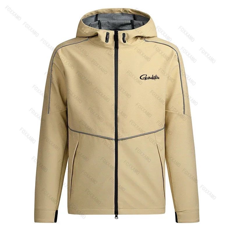 

Gamakatsu Outdoor Coat Reflective Hiking Waterproof Outdoor Men Windbreaker Windproof Camping Fishing Hooded Women Jackets