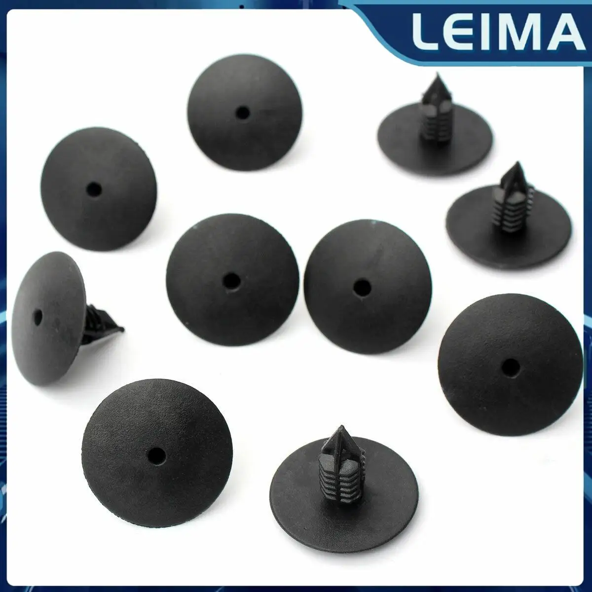 10pcs 10mm Wheel Arch Lining Splash Guard Trim Clips 7703077435 For Renault Clio Scenic Megane MK2 MK3 Auto Parts Fastener Clips