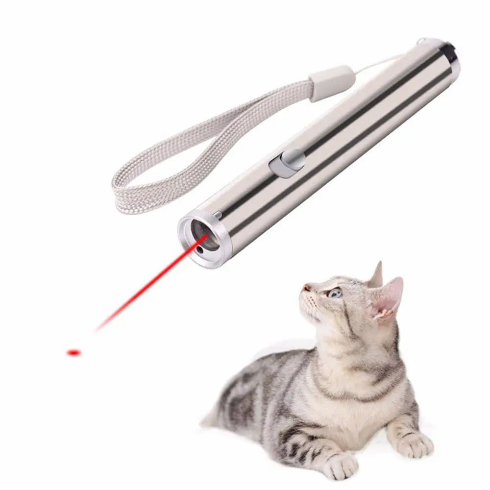 

Exercise Laser Training Tools Funny Interactive Pet Chaser Pointer LED Light Cat Play