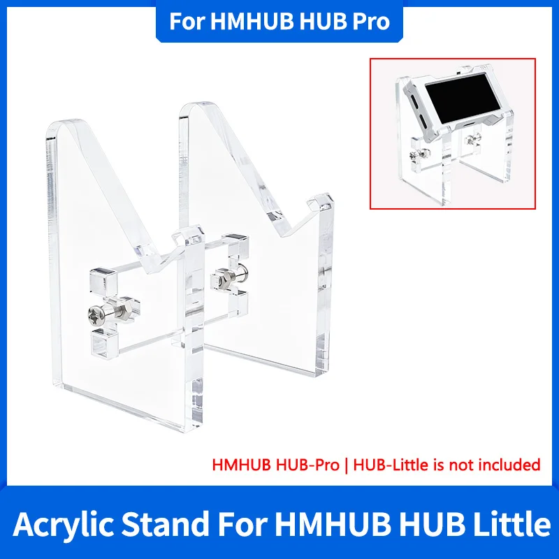 Acrylic Stand for HMHUB HUB Pro 2-To-3 Port HUB-Little Gaming True 8K 2 to 3 Expansion Dock Desktop Stand Computer Components