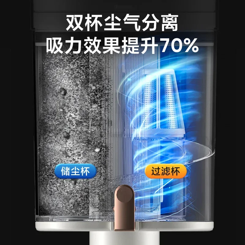 Wired vacuum cleaner household upgrade electric floor brush double spring day special offer dust cup
