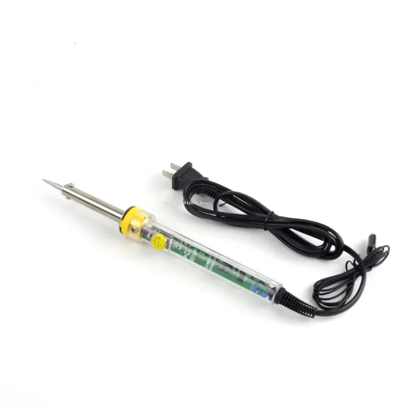 Adjustable Temperature Electric Soldering Iron Pure Copper Edge Pressing Head Leather Edge Sealing Tool DIY Leather Repair Tool