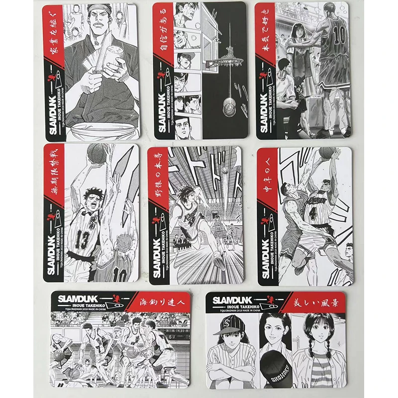 Slam Dunk Anime Personages Shinichimaki Rukawa Kaede Diy Zelfgemaakte Bronzing Collectie Kaart Kerst Verjaardagscadeau Spel Speelgoed