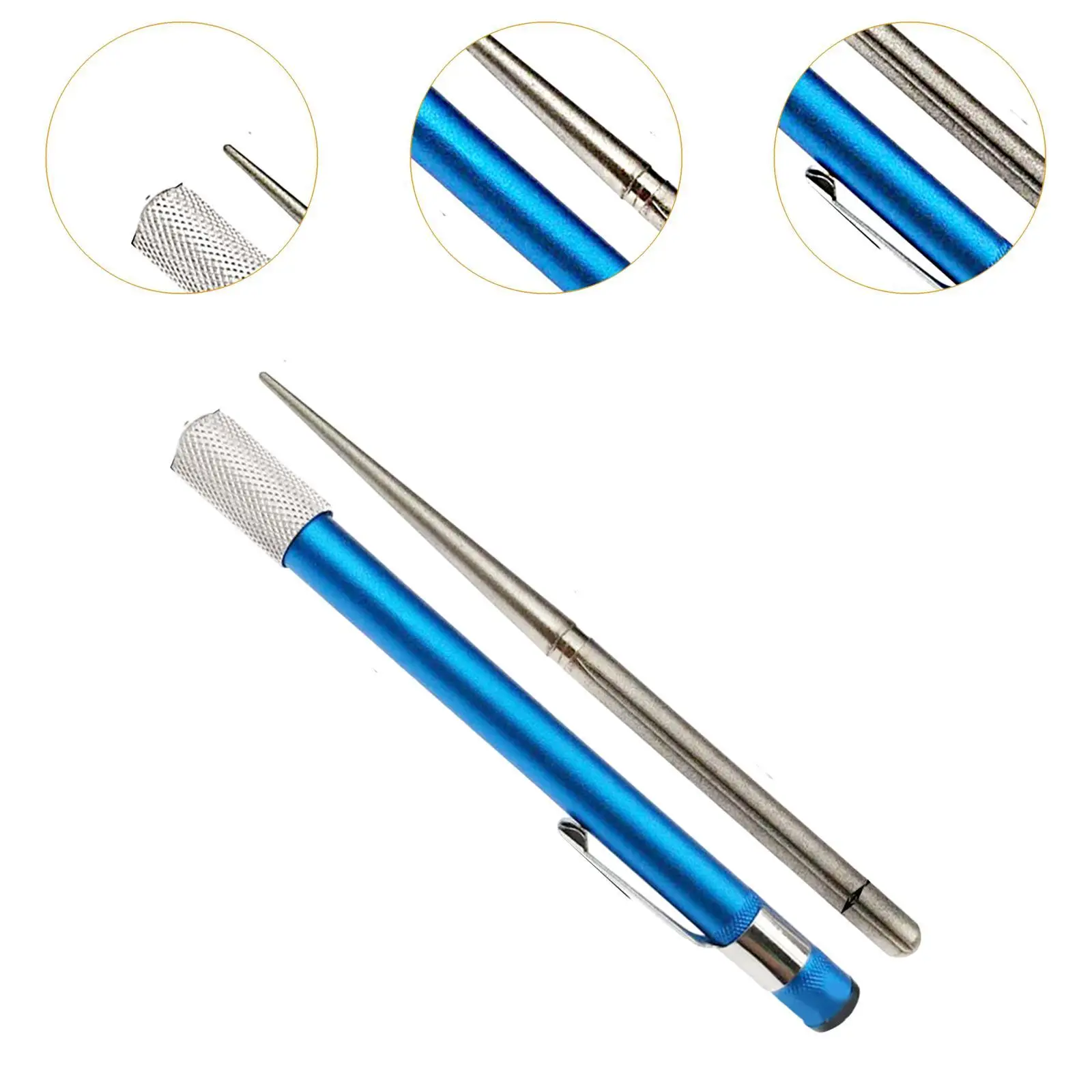 Diamond Sharpening Rod Part Household Sharpener for Hiking Kitchen Polishing