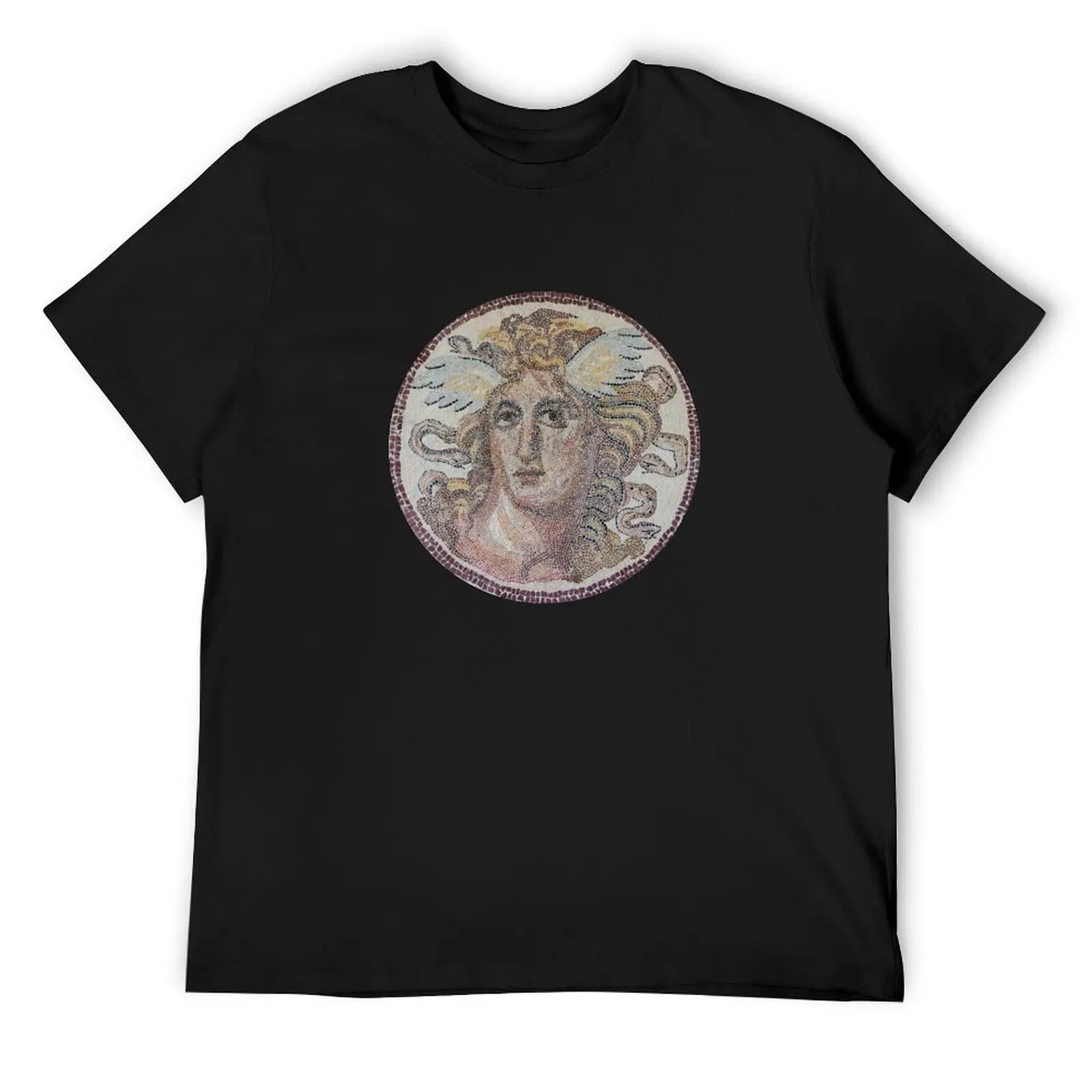 

Medusa Roman Mosaic T-Shirt Personalized t-shirt Short sleeve tee Funny t-shirts mens graphic t-shirts