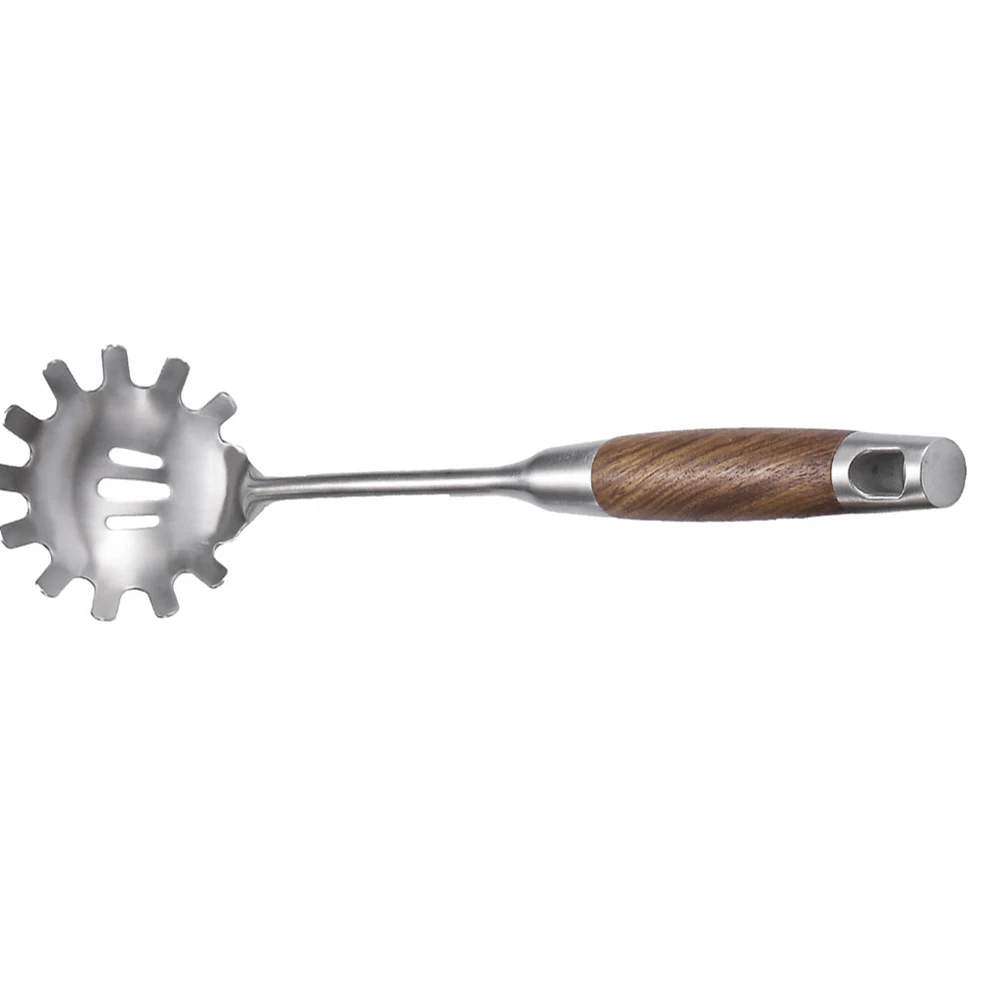 

Spaghetti Server Spoon Stainless Steel Long Handle Pasta Strainer Kitchen Cooking Spoon Noodle Serving Ladle Spaghetti Server