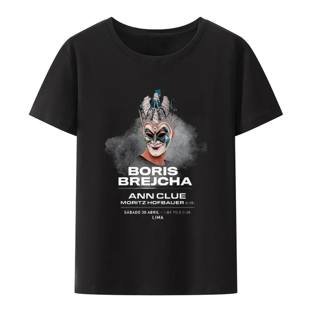 NG Casual  Cool Short Men Women Tee Shirt Male Hip-hop Summer Fashion T  Hipster  Sleeve Top Boris Brejcha Dj Mask Tshirt