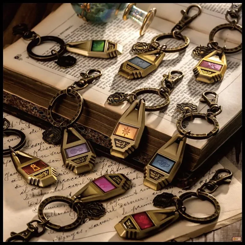 

Digital Monster Dragon Qi Emblem Metal Keychain Adventure Storm High Quality Design Sense Y2k Fashion Toys Anime Cartoon