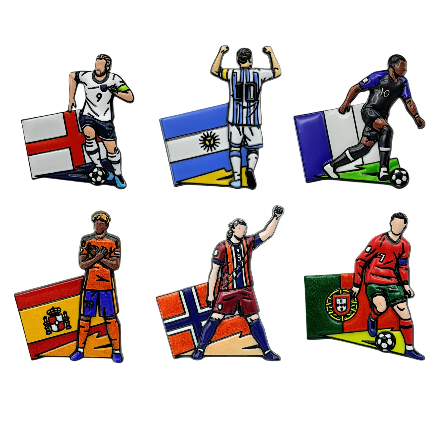 2026 USA Canada Mexico Football Pin Badge, Cartoon Alloy Unisex Soccer Brooch, DIY Clothes Bags Hat Scarf Jeans Decor Gift
