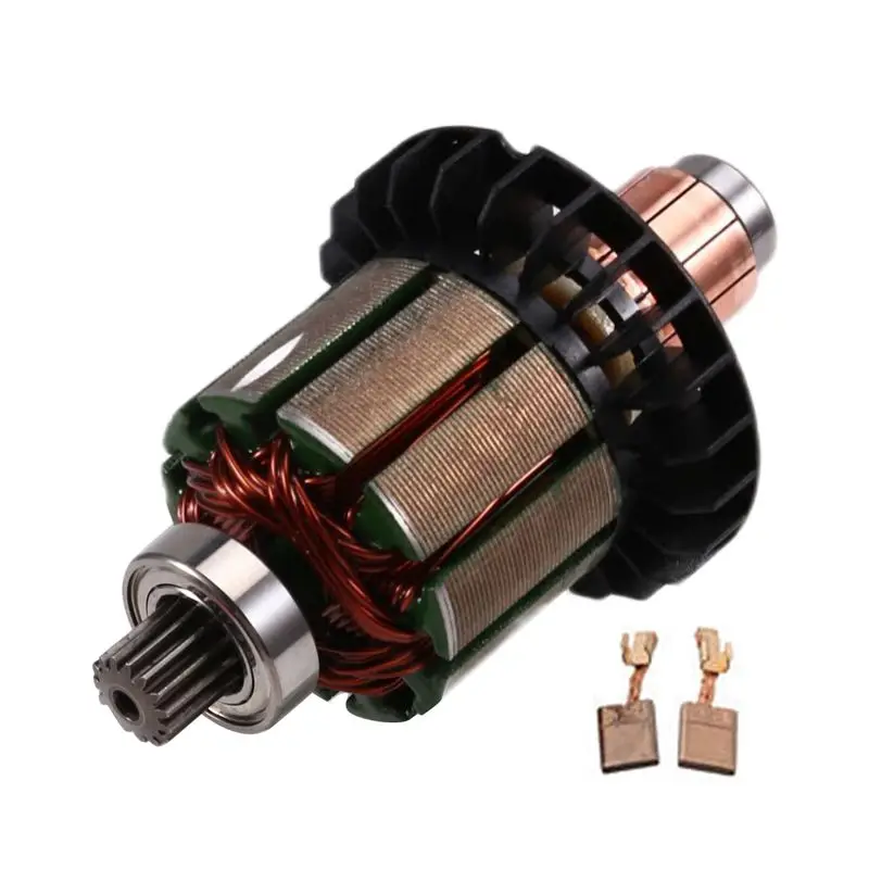 New 619380-9 619583-5 Armature With 194427-5 CB-440 Carbon Brush For DDF482 DHP482 DHP482Z DDF482 Z RME Drill Screwdriver