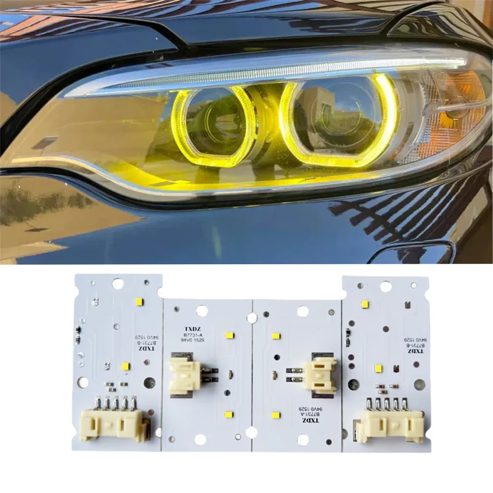 

Yellow DRL Led Chips Module For BMW F22 F87 M2 F23 MS Motorsport 2014-2017 Xenon Headlight Refit Day Running Light Yellow Blue