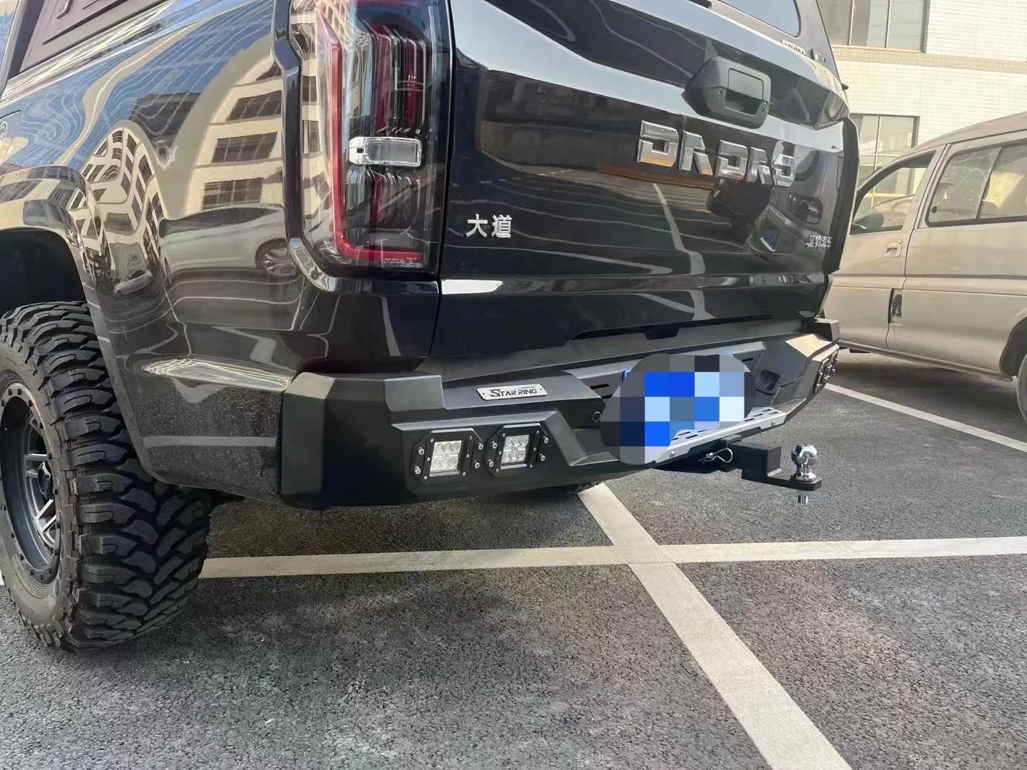 Pare-chocs avant en acier et métal, barre de taureau 4x4, accessoires tout-terrain pour JMC Grand Avenue 2023 +, vente en gros d'usine