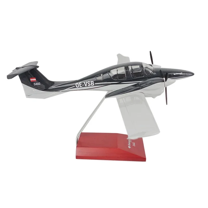 1/32 Scale Austrian DA62 Business Jet Perspective High-Grade Simulation Aircraft Model Plastic Material Collection Display