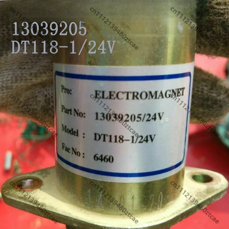 DT118-1 24V Fuel Cut-off Flameout Solenoid Electromagnet Shutdown Valve For Marine Diesel Engine