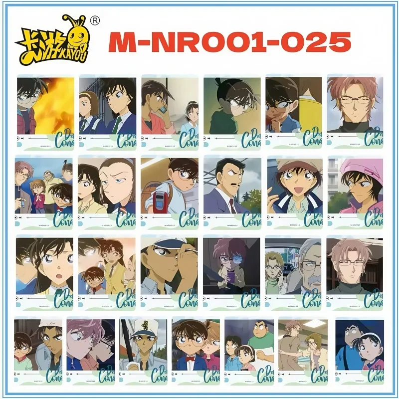 KAYOU Detective Conan Cards Reasoning Revealing Truth Anime GSR Cards Mouri Ran Kuroba Kaito Classic Halloween Theme  Toys Gifts