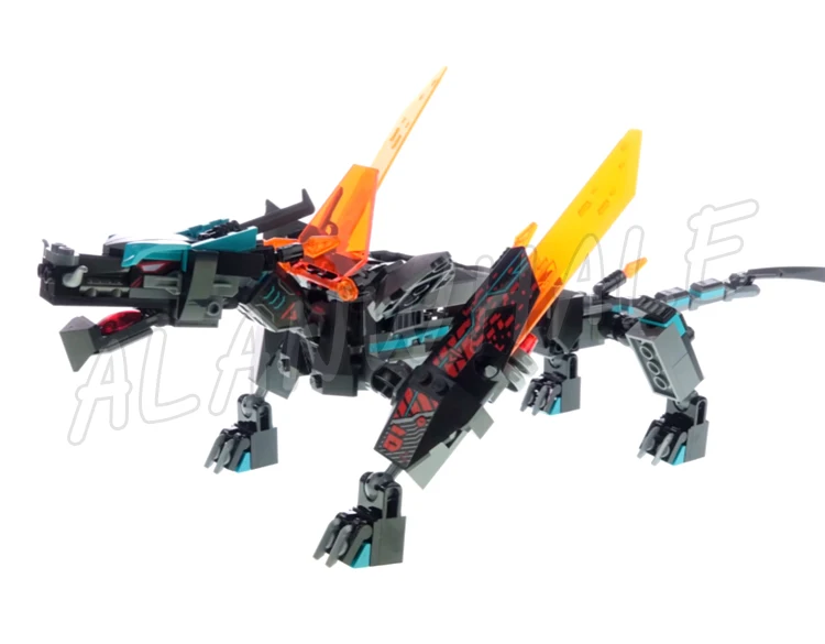 302pcs Shinobi Empire Dragon Mech Digi Blade Wings Kai Evil Ruler Unagami 11485 Building Kits toys GIfts Compatible With Bricks