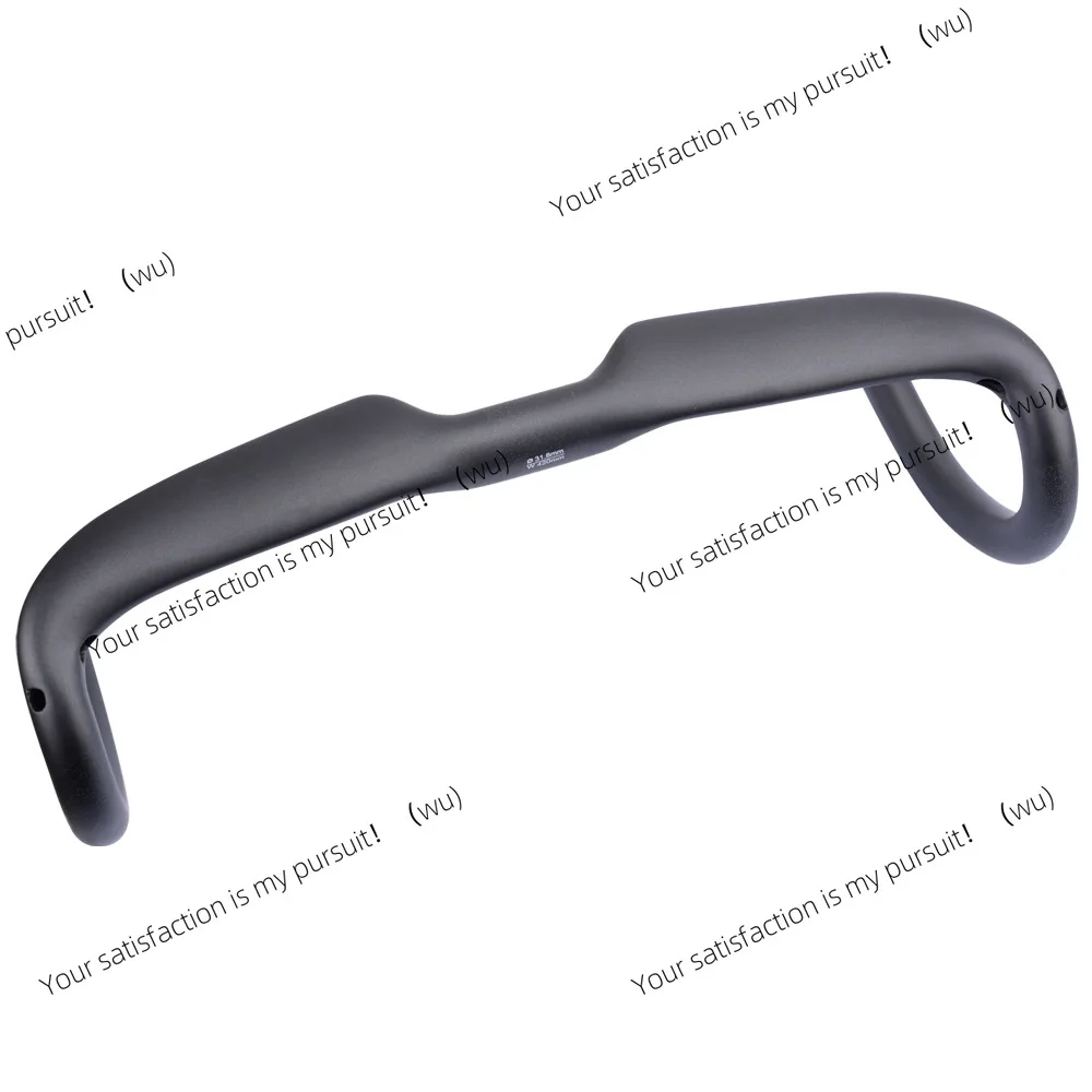 No logo road bike carbon fiber bend handle riding ultra-light handle sports car lightning bicycle accessories UD matte