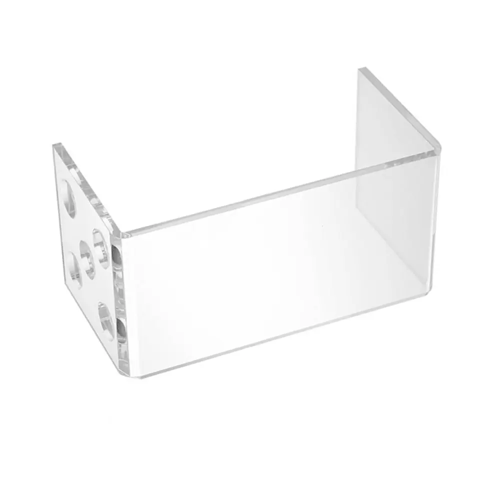 

Подставка для хранения парикмахерских ножниц (1 шт.), прозрачная, для расчесок и машинок для стрижки, органайзер для салонных инструментов, разборная конструкция, современный дизайн, декор для парикмахерских.