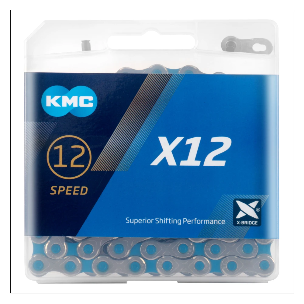KMC Fahrradkette 11S 12-Gang MTB-Ketten 118L 126 Glieder Mountainbike-Kette 11V 12S Schwarz Rot Blau mit Schnellverschluss für Shimano – Detail 12