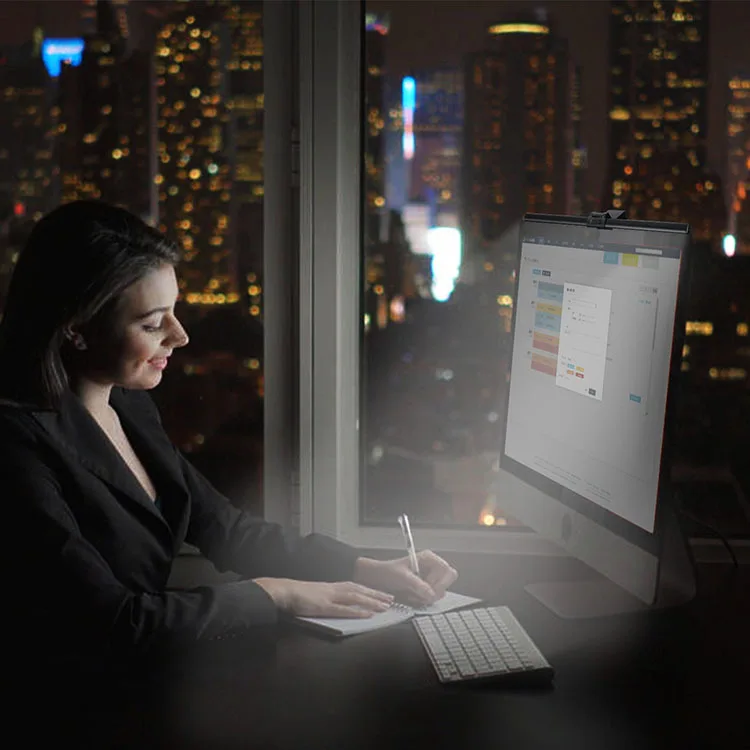 30CM Monitor Light Bar LED Computer Screen Hanging Lights RGB Atmosphere Table Lamp for Work Study Read Gaming Stepless Dimmable